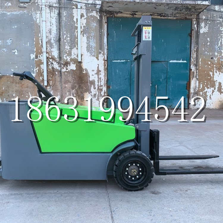 白山市小型电动叉车1吨2吨步行站驾式电瓶堆高充电装卸车液压升降车铲车